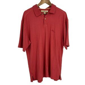 Tommy Bahama Men's Short Sleeve Polo Shirt Size L